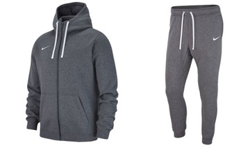 NIKE DRES TEAM CLUB BAWEŁNIANY SPODNIE+BLUZA r.S