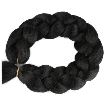 Włosy SYNTETYCZNE do warkoczyków KOLOROWE warkoczyki DOCZEPIANE WŁOSY pasma