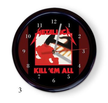 zegar ścienny METALLICA dla fana CICHY PL