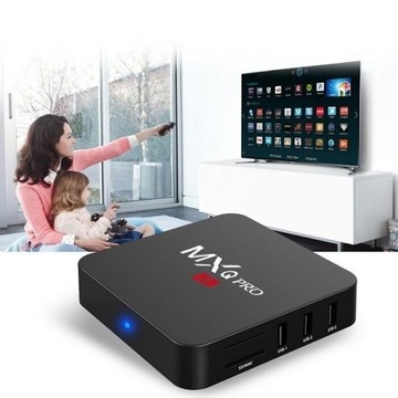 MXQ PRO TV BOX 2 ГБ/16 ГБ ANDROID 9Pie SMART MENU PL