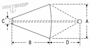 Дрейфующий якорь 4 - для лодок до 9 м BOATSHOP