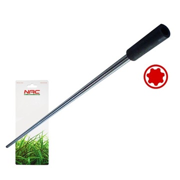Mocny Wałek Kosy 70 cm / 7 Frezów / 7mm / Gniazdo