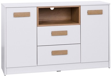 komoda 122 biała pojemna do pokoju dzieci GRANT 05