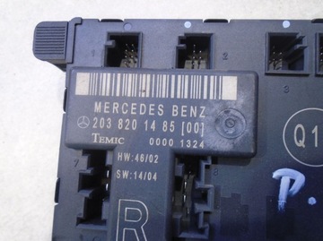 МОДУЛЬ ДВЕРИ ПЕРЕДНИЙ ПРАВЫЙ MERCEDES W203 2038201485
