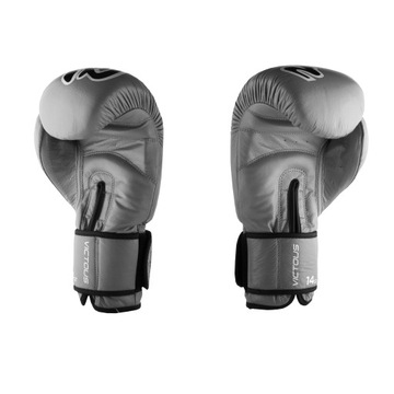 BELTOR Rękawice bokserskie VICTOUS szare 10oz