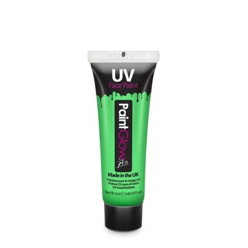 Farba UV Do Twarzy i Ciała PAINTGLOW UV Zielona