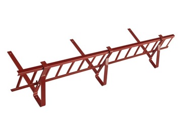 Płotek śniegowy bariera 200cm 20cm blachodachówka