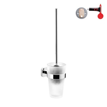 Szczotka do wc wisząca uchwyt BEZ WIERCENIA tesa