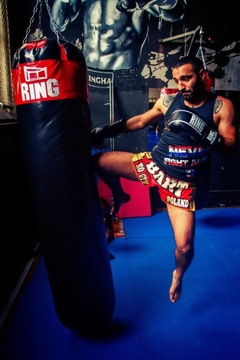 WOREK BOKSERSKI TRENINGOWY RING 130x45cm 45 KG