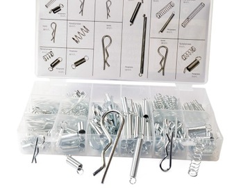 ПРУЖИННЫЕ ШТИФТЫ, ГИБКИЕ ЗАЖИМЫ - НАБОР 175