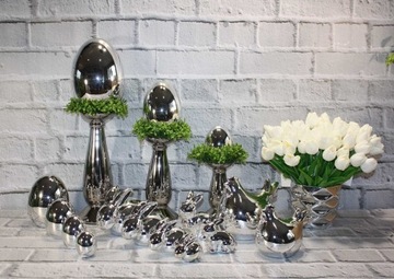 Белое яйцо Пасхальное яйцо керамика H8