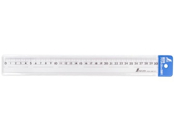 Liniał Shinwa linijka przymiar 30cm Akryl bezbarwn