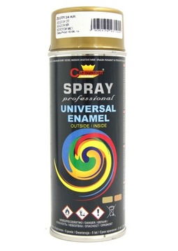 EMALIA UNIWERSALNA 400ML ZŁOTY METALIK 24KR AKRYL