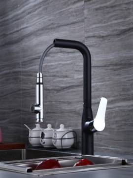 SAVON ELASTYNA выдвижной излив для кухни ЧЕРНЫЙ