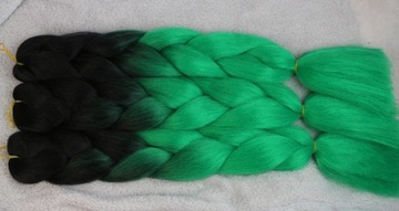 СИНТЕТИЧЕСКИЕ волосы для косичек ЦВЕТНЫЕ косички НАРАЩИВАНИЕ ВОЛОС ОМБРЕ