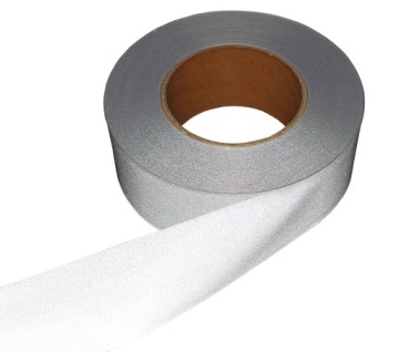 СВЕТООТРАЖАЮЩАЯ ЛЕНТА ДЛЯ ПРИШИВАНИЯ ПОЛОСОК НА ОДЕЖДУ 50мм