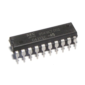 Pamięć SRAM uPD4311C-45 16Kbit DIP-20 NEC