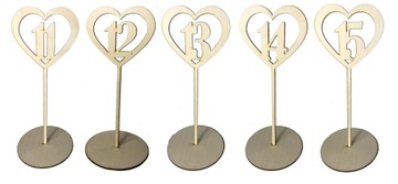 Деревянные настольные цифры, цифры КРЕЩЕННОЕ ПРИЧАСТЬЕ