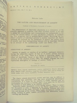 Польская психиатрия - том IX 1975 г.