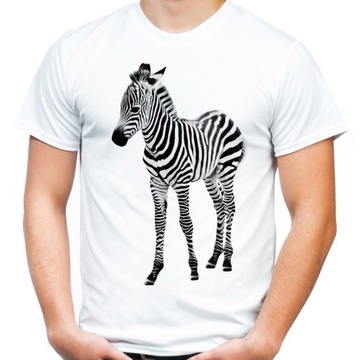 Koszulka dziecięca z zebrą w paski zebra 128 cm