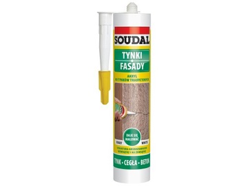 Akryl do tynków Soudal biały 280 ml T O P