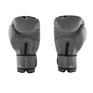 BELTOR Rękawice bokserskie VICTOUS szare 10oz