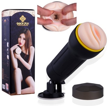 POCHWA 3D NA PRZYSSAWCE Sex Masturbator Cyberskóra