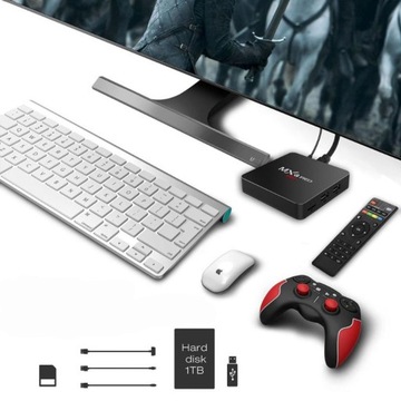 MXQ PRO TV BOX 2/16 ГБ SMART ANDROID 9.0 КЛАВИАТУРА