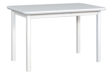 biały, nieduży stół 70x120 do 150 do kuchni/salonu