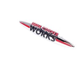 EMBLEMAT LOGO GRILL MINI JOHN COOPER WORKS 90MM
