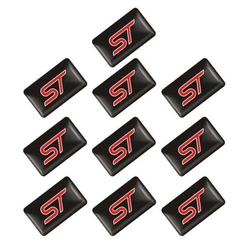 LOGO Emblemat 3D FORD ST wnętrze kierownica 18x11