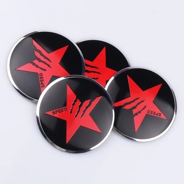 Emblemat na dekielki kapsle zaślepki SPEED 56mm