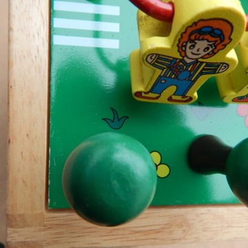 ОБРАЗОВАТЕЛЬНЫЙ КУБ 5в1 БОЛЬШОЙ деревянный сортер 24x24x22см h93851 IIgat