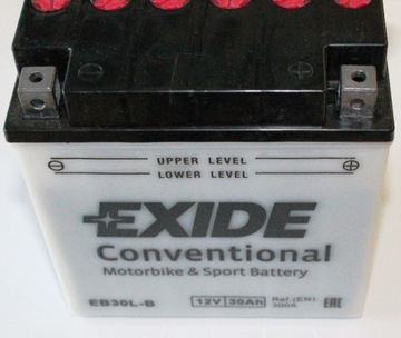 Аккумулятор Exide EB30L-B 30 Ач 300 А