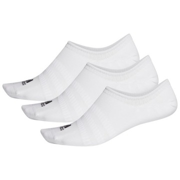ADIDAS SKARPETY STOPKI NO-SHOW r.43-45 BIAŁE 3PAK
