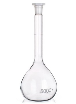 Kolba miarowa szklana 250 ml szlif 14/23 k.B korek