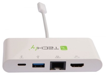 ТЕХНИЧЕСКИЙ АДАПТЕР USB-C 3.1 4K HDMI/ГИГАБИТ RJ45USB-A