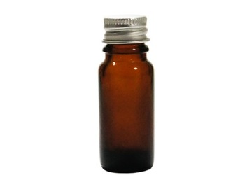 BUTELKA SZKLANA 10 ML Z ALUMINIOWĄ ZAKRĘTKĄ 1 SZT