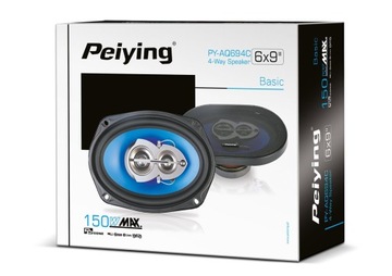 Динамики 6x9 дюймов Elipse 4-полосные 150 Вт Peiying