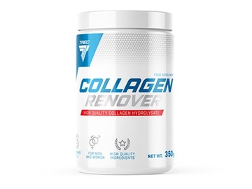 TREC COLLAGEN RENOVER 350 G HYDROLIZAT KOLAGENU WITAMINA C TRUSKAWKA BANAN
