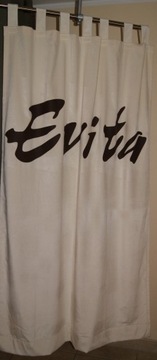 Штора для примерочной с логотипом