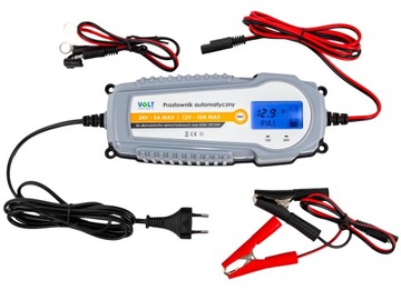 ЭЛЕКТРОННОЕ ВЫПРЯМИТЕЛЬНОЕ ЗАРЯДНОЕ УСТРОЙСТВО 12В 24В 10А LCD