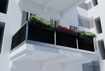Балконное покрытие Коврик из техноротанга, медный цвет