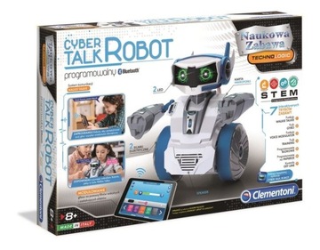 CLEMENTONI Edukacyjny MÓWIĄCY CYBER ROBOT 50122
