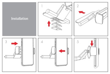 ПРОЧНЫЙ УНИВЕРСАЛЬНЫЙ ДЕРЖАТЕЛЬ ДЛЯ ТЕЛЕФОНА СО СЛОТОМ ДЛЯ CD-ДИСКОВ