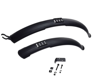 BŁOTNIK ROWEROWY 24 / 26 PLASTIKOWY P+T CZARNY
