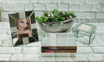 Зеркальная стеклянная шкатулка ПОДАРОК ​​DEcodomi