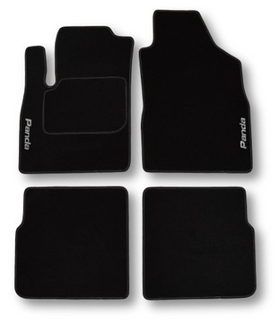 Fiat Panda 2003-2012r. Dywaniki welurowe CL + HAFT