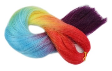 СИНТЕТИЧЕСКИЕ волосы для наращивания косичек в стиле омбре.