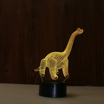3D СВЕТОДИОДНЫЙ НОЧНИК ДИНОЗАВР ПУЛЬТ ДИСТАНЦИОННОГО УПРАВЛЕНИЯ ПОДАРОК